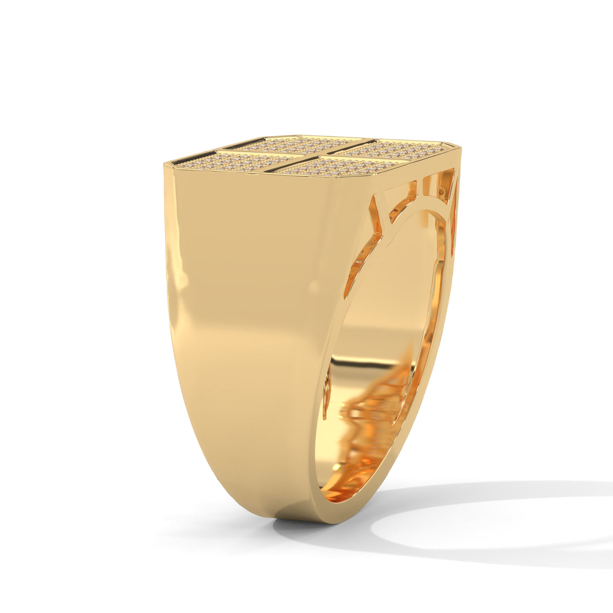 Four Square Cluster Statement Ring