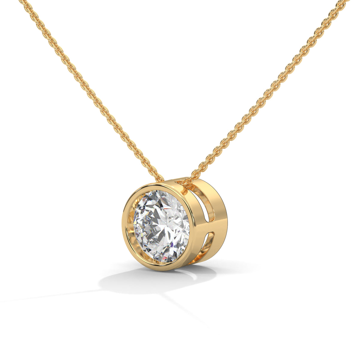 Pure Radiance Solitaire Pendant