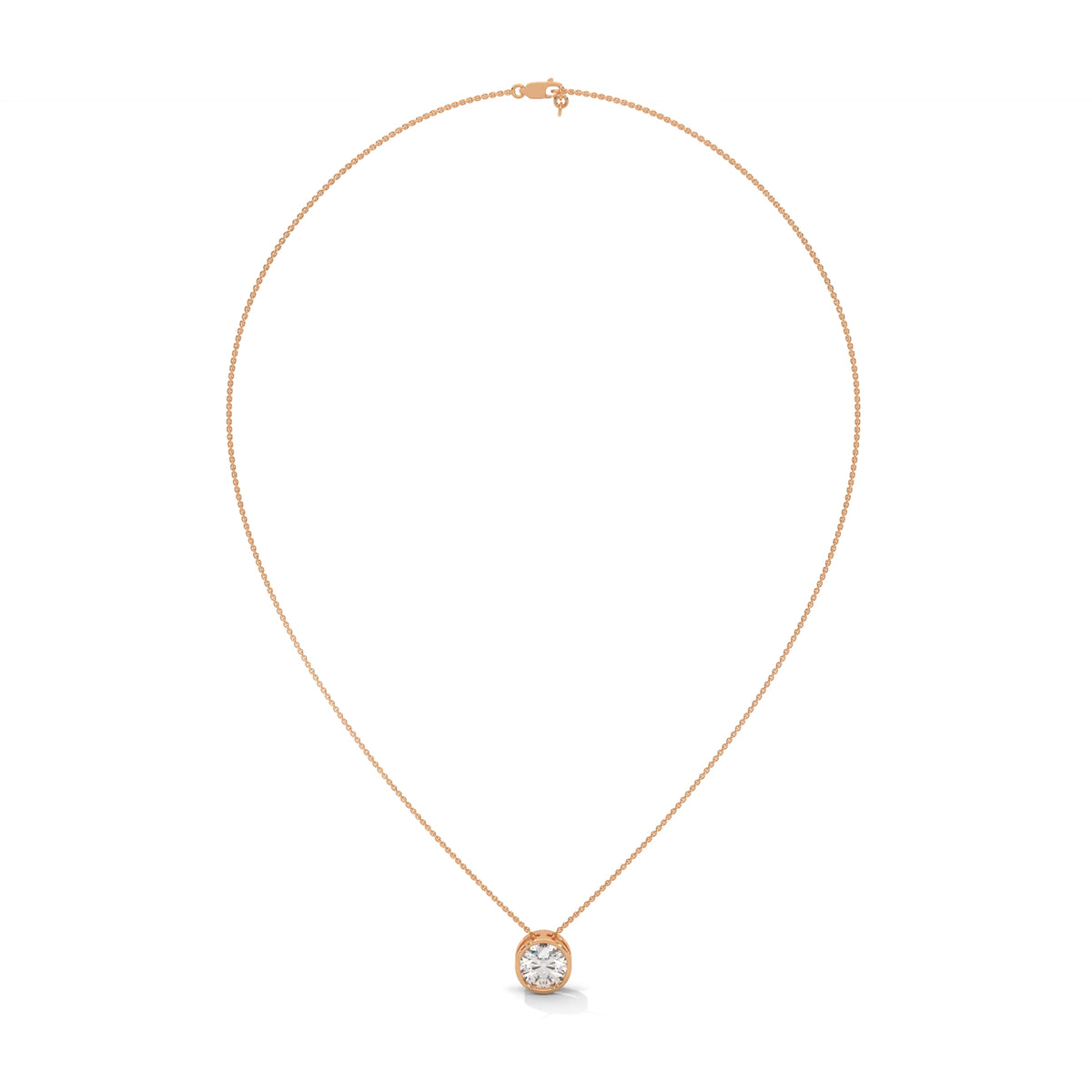 Pure Radiance Solitaire Pendant