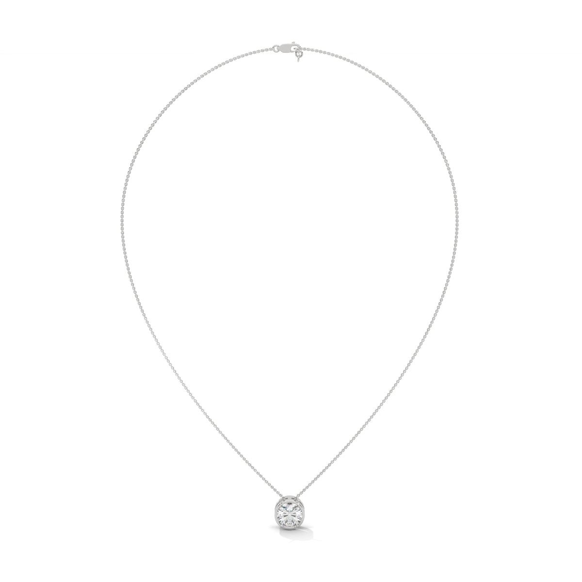 Pure Radiance Solitaire Pendant