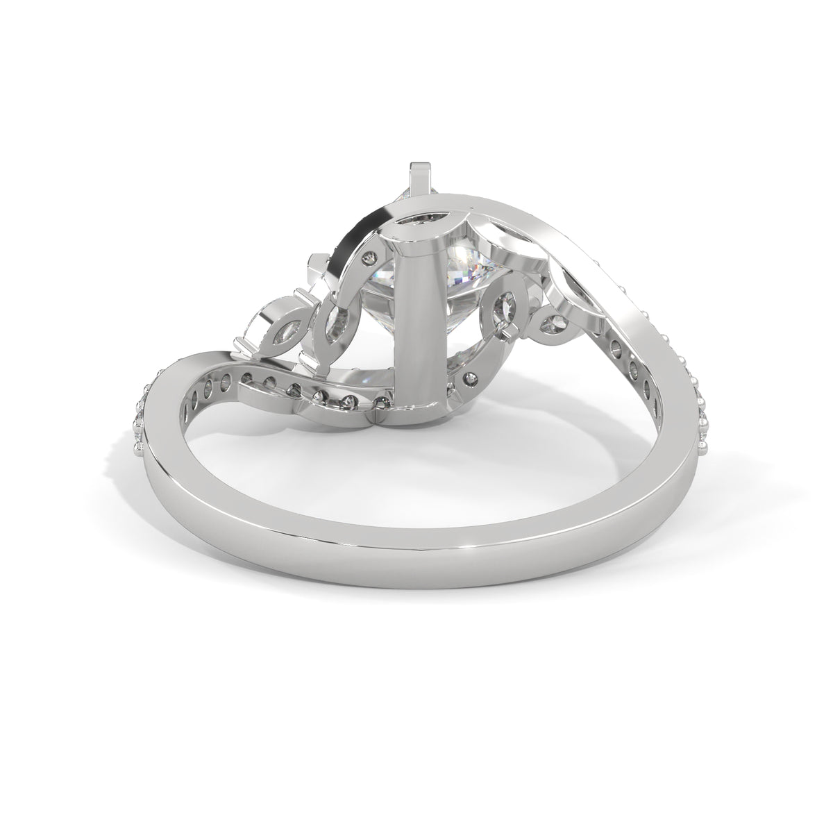 Celestial Crossover Princess Solitaire Ring