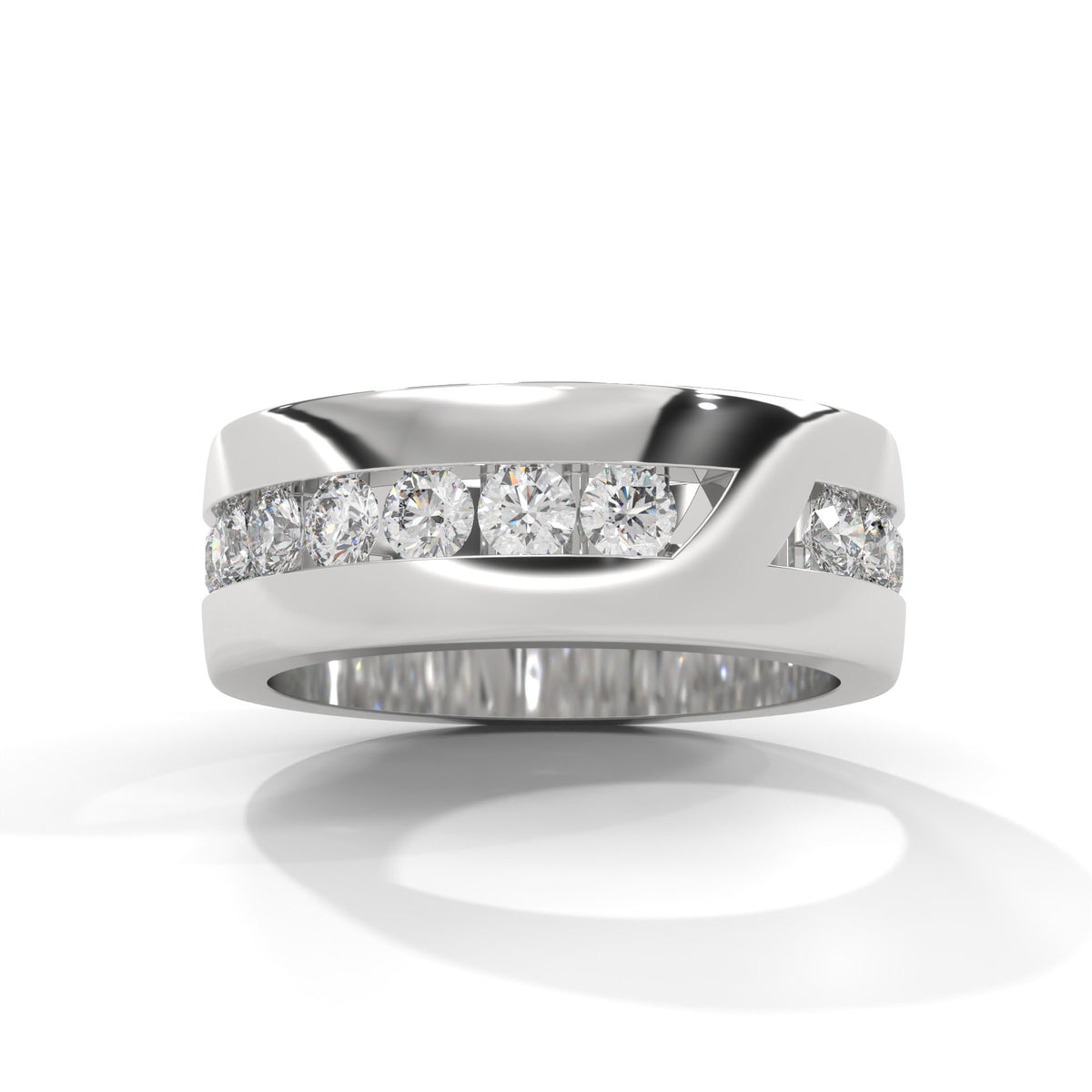 Radiant Channel Eternity Ring