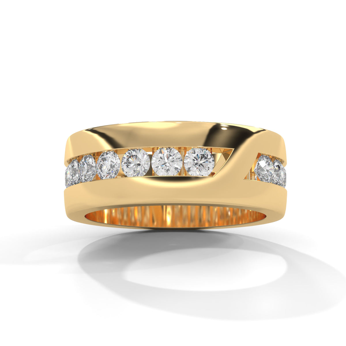 Radiant Channel Eternity Ring