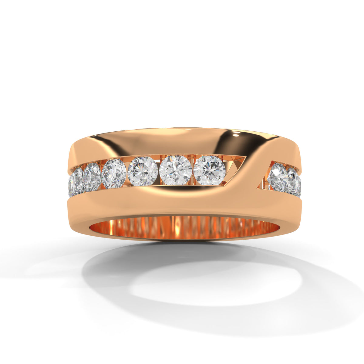 Radiant Channel Eternity Ring