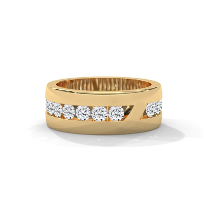 Radiant Channel Eternity Ring — IGI Certified Diamond Jewellery | My Carat India