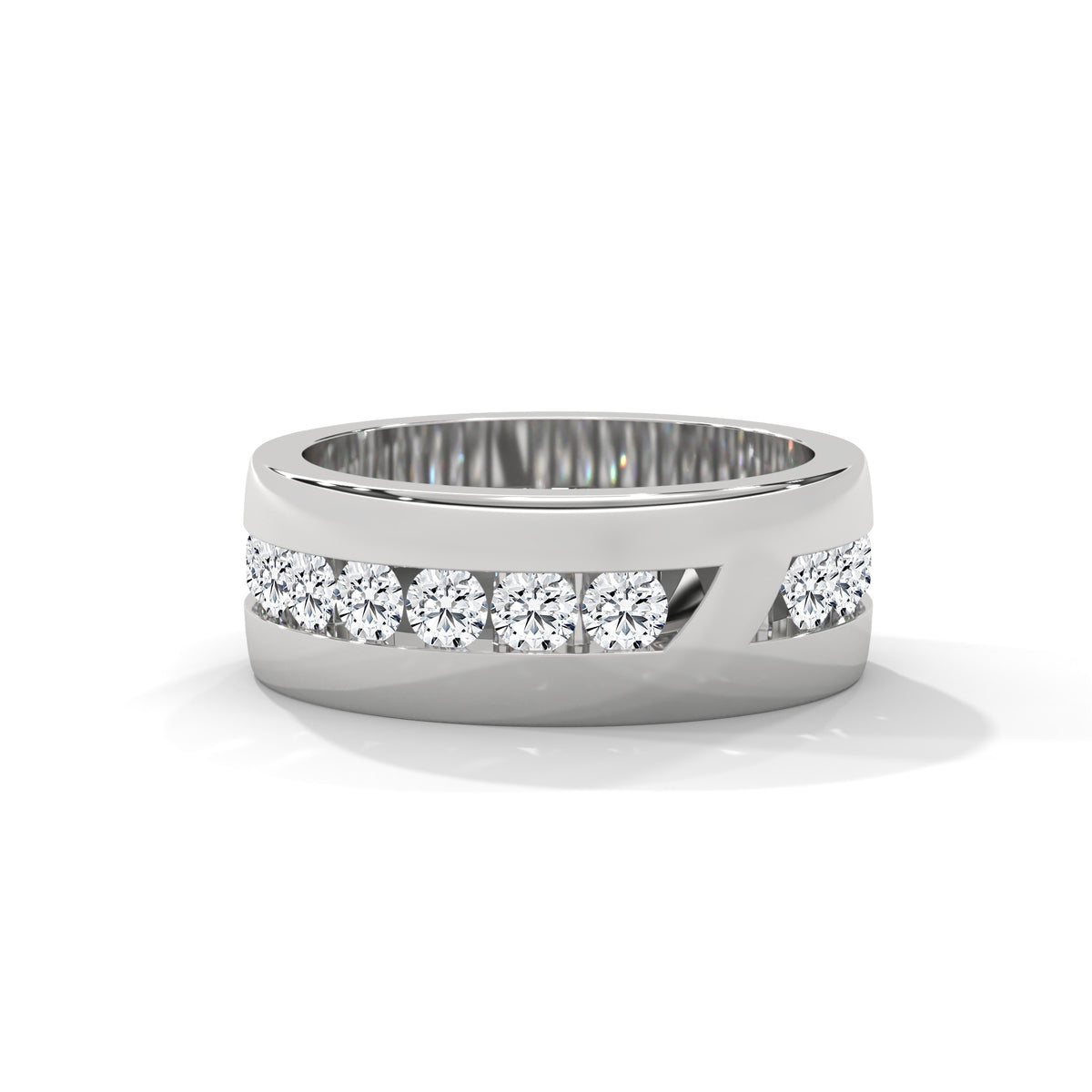 Radiant Channel Eternity Ring