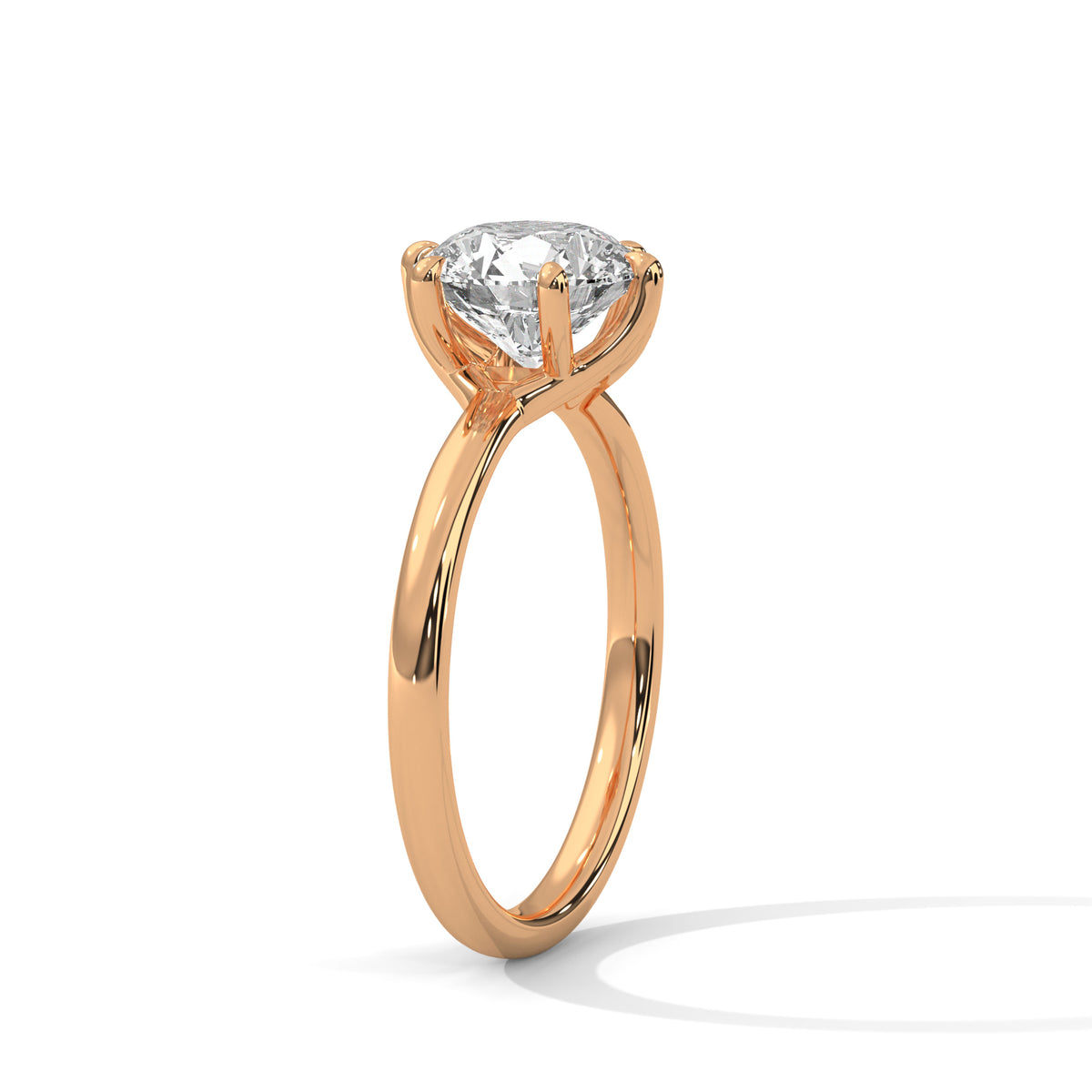 Timeless Crown Solitaire Ring