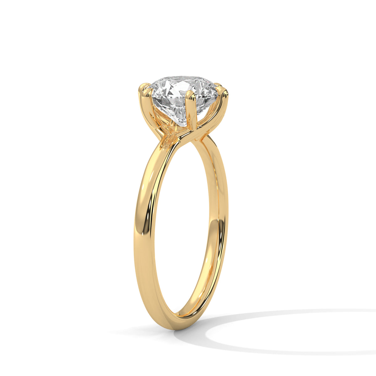Timeless Crown Solitaire Ring