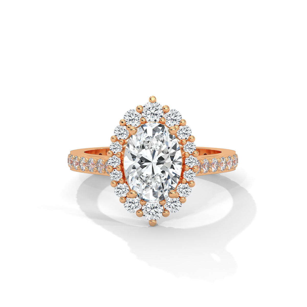 Celestial Bloom Halo Ring
