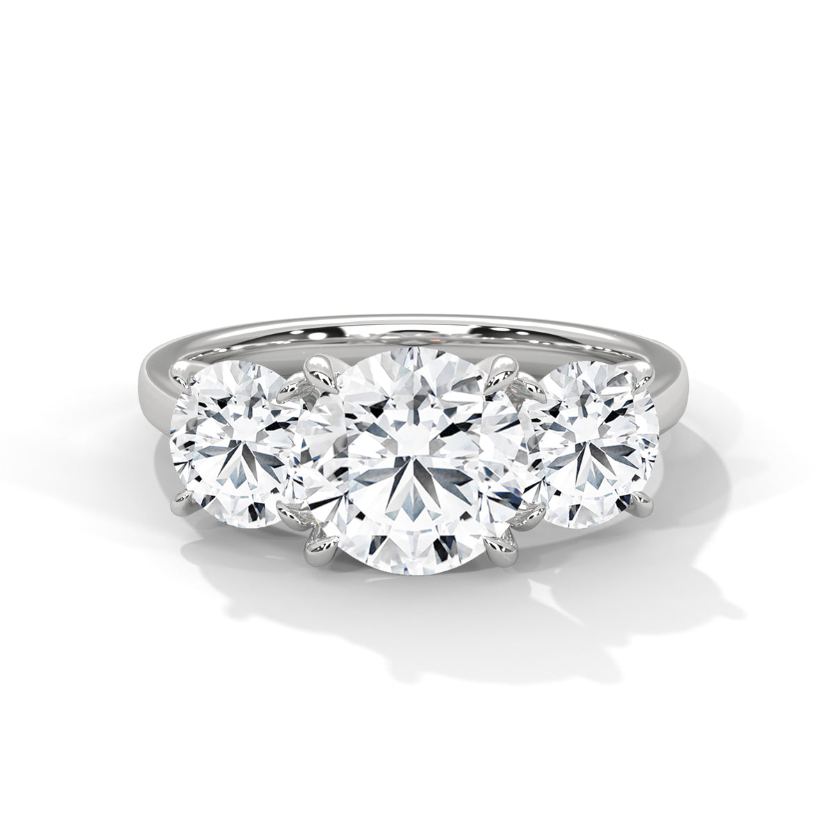 Trilogy Embrace Solitaire Ring
