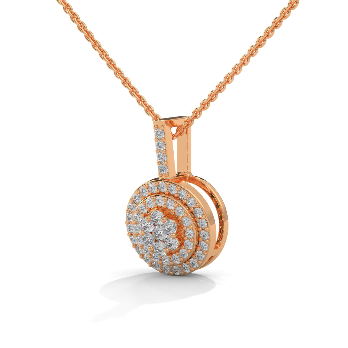 Orbital Halo Cluster Pendant
