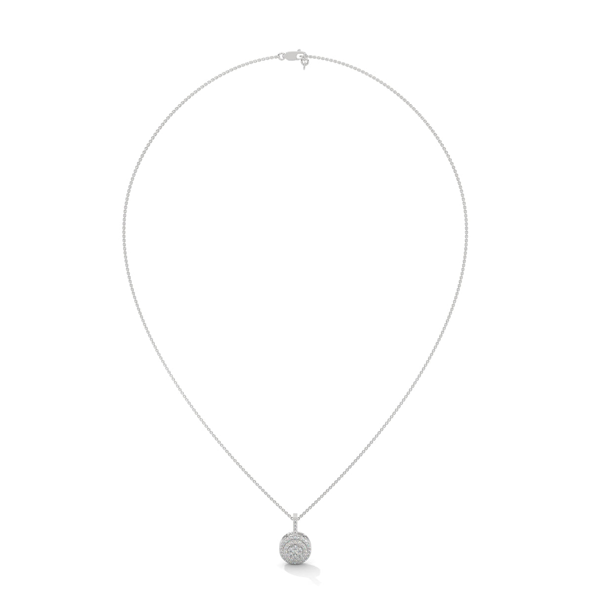 Orbital Halo Cluster Pendant