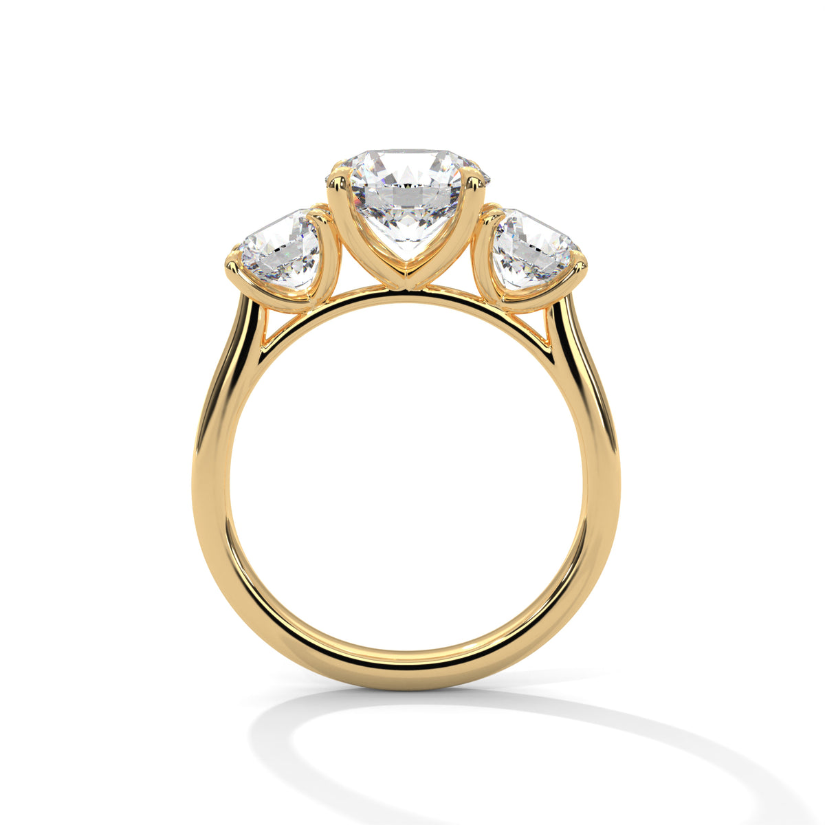 Trilogy Embrace Solitaire Ring