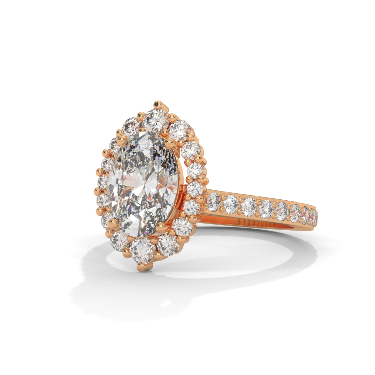 Celestial Bloom Halo Ring