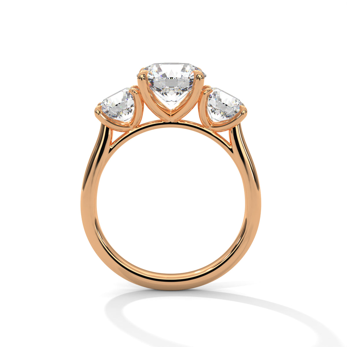 Trilogy Embrace Solitaire Ring