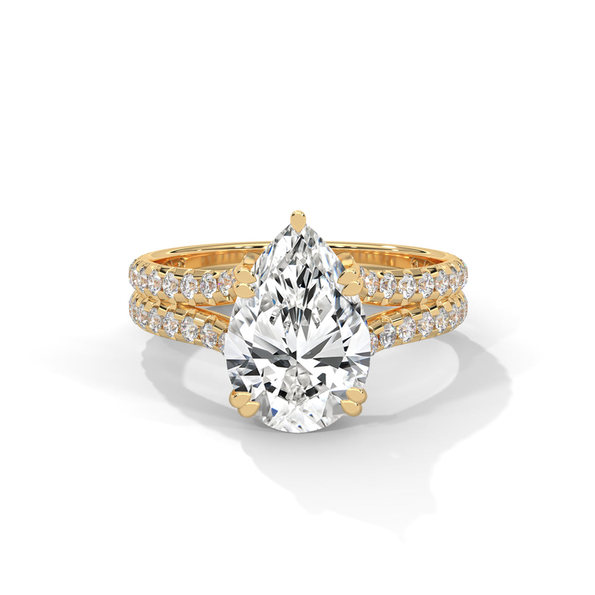Sovereign Pear Solitaire Ring