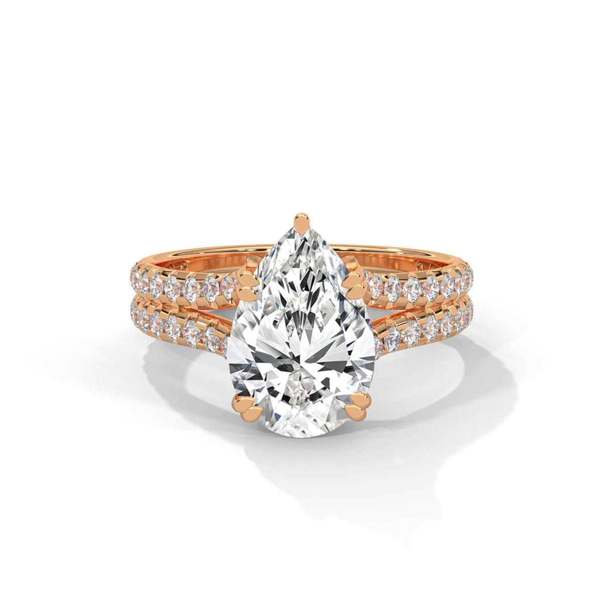 Sovereign Pear Solitaire Ring