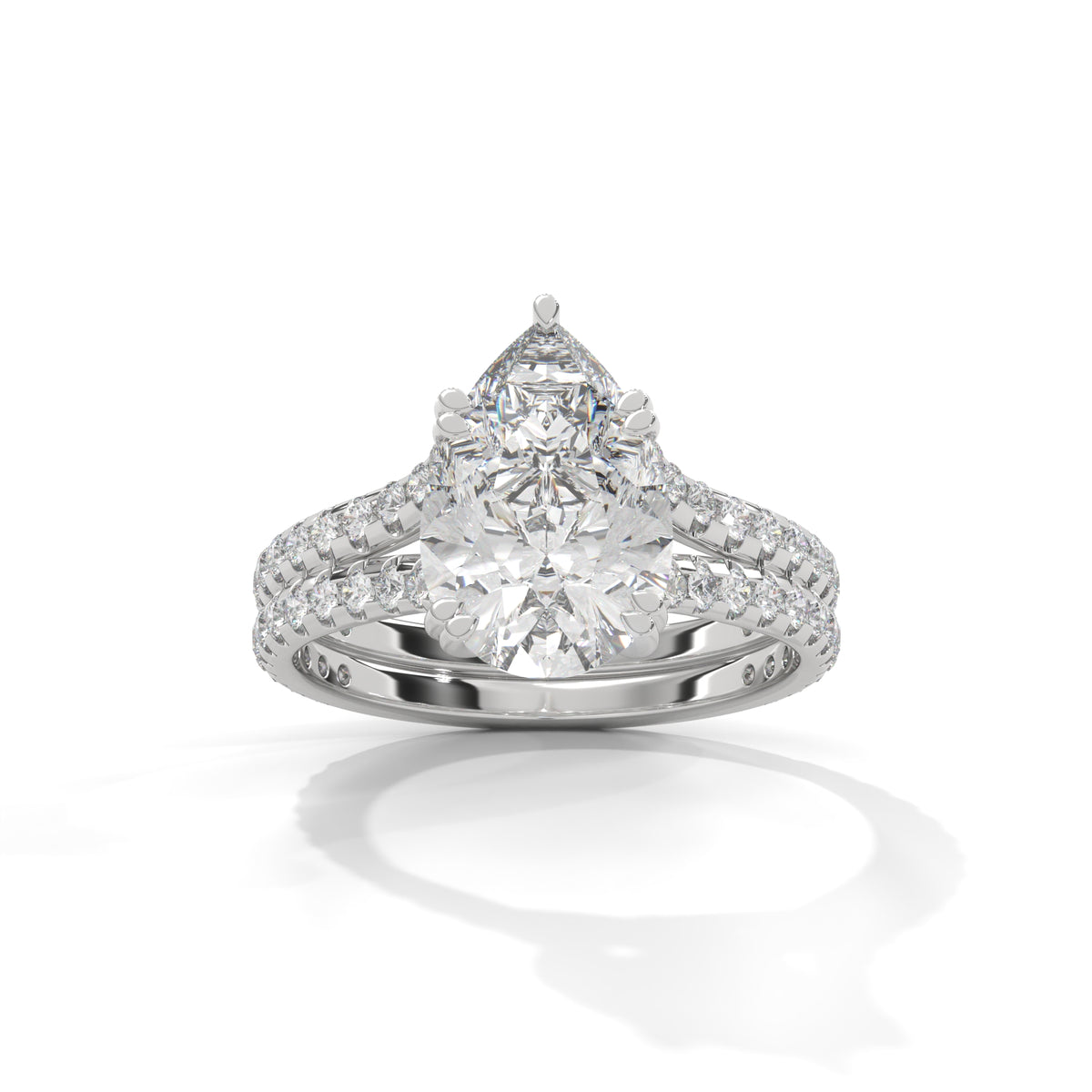 Sovereign Pear Solitaire Ring