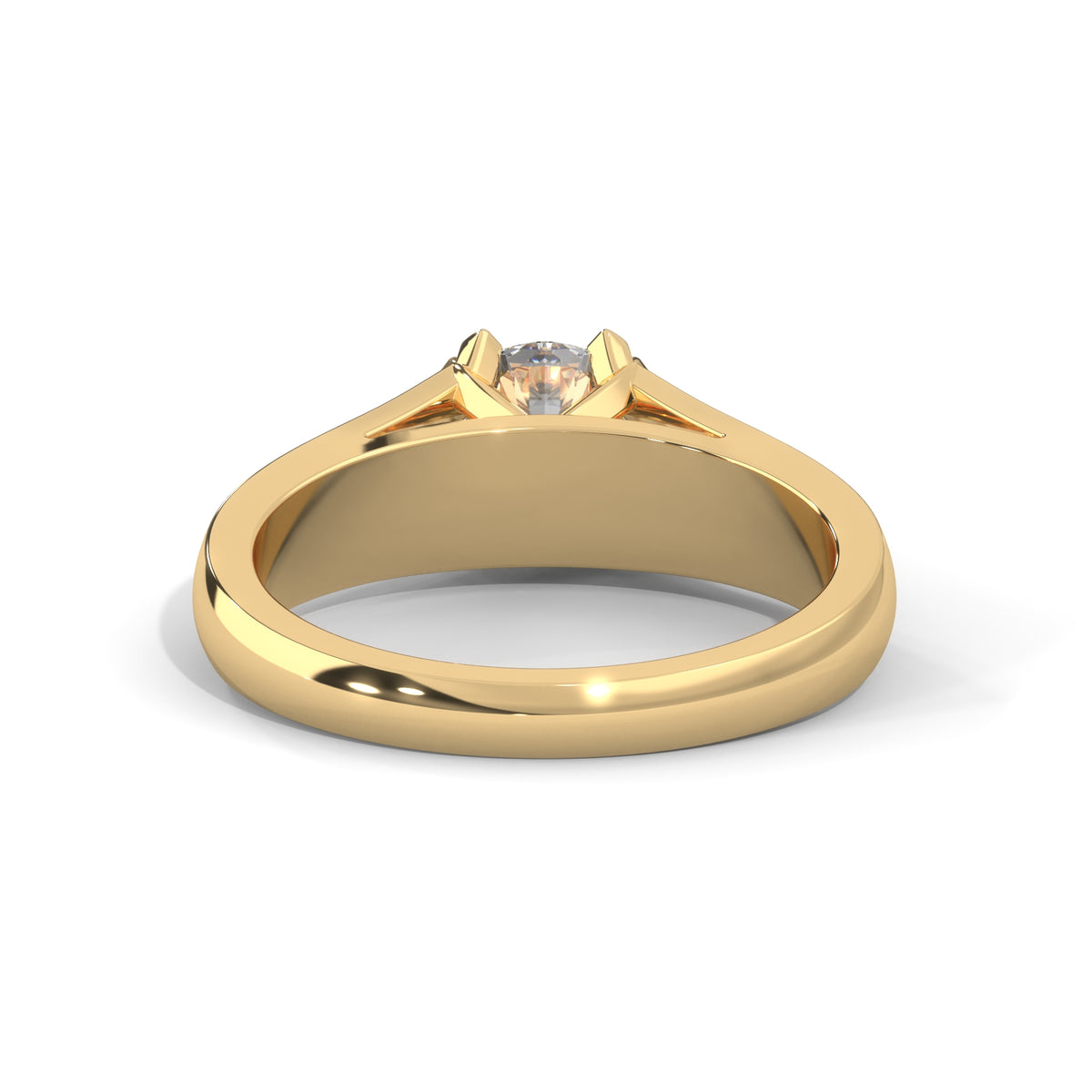 Sovereign Split Solitaire Ring