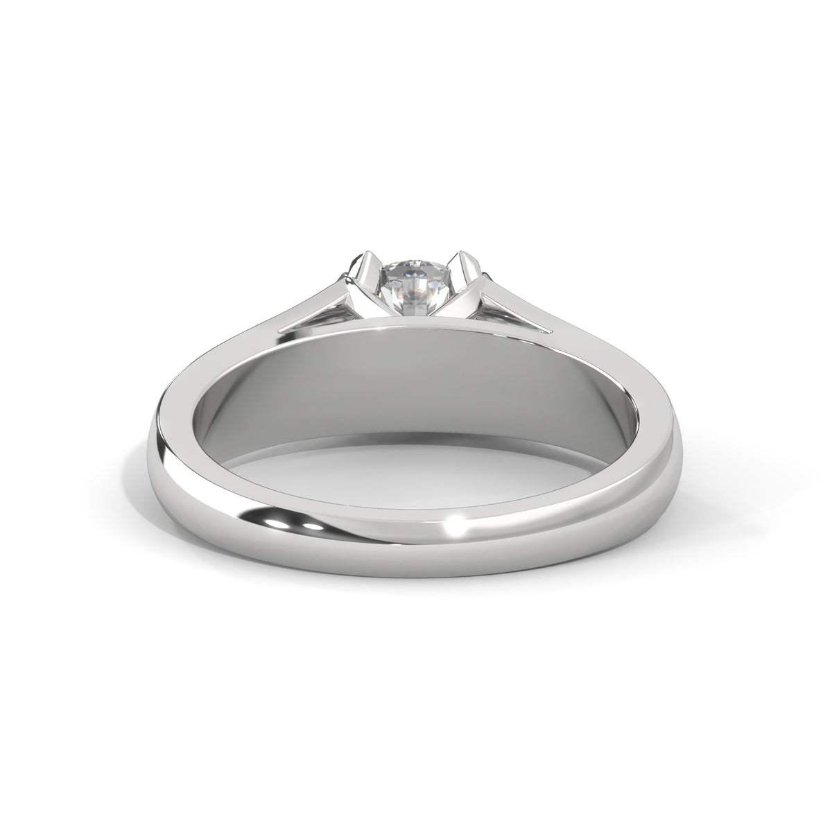 Sovereign Split Solitaire Ring