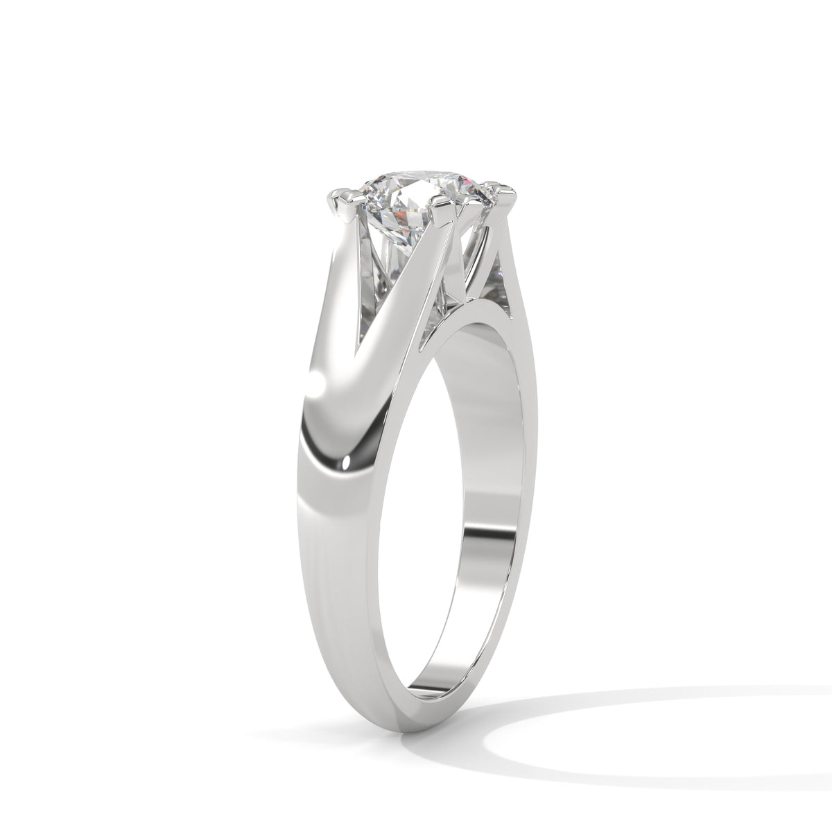 Sovereign Split Solitaire Ring