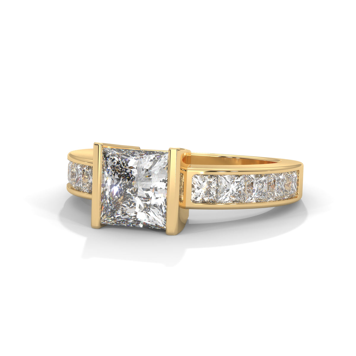 Royal Bar Solitaire Ring