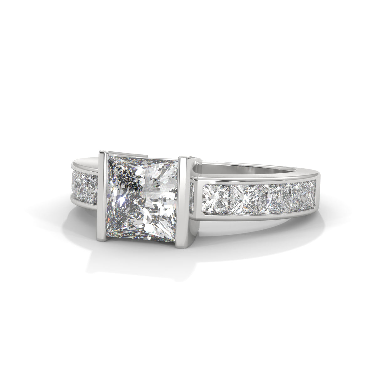 Royal Bar Solitaire Ring