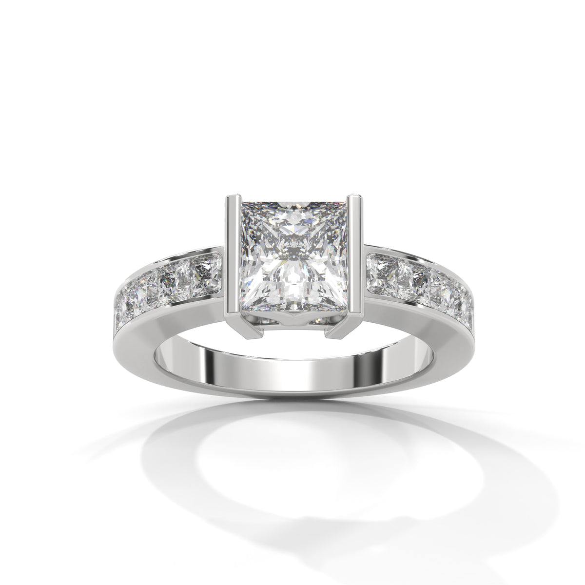 Royal Bar Solitaire Ring