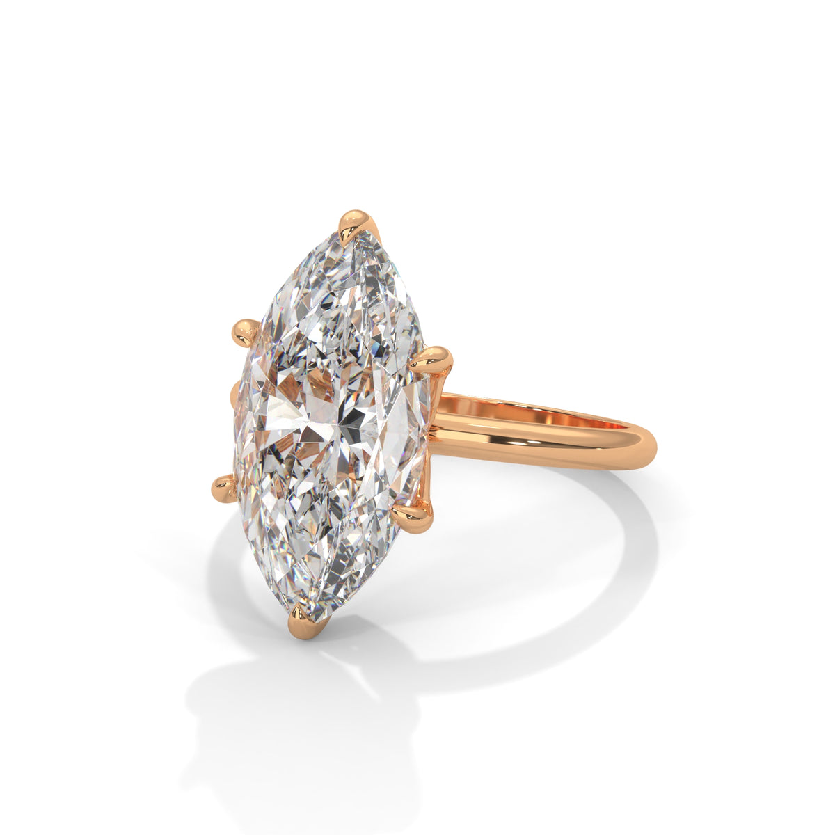 Marquise Blade Solitaire Ring