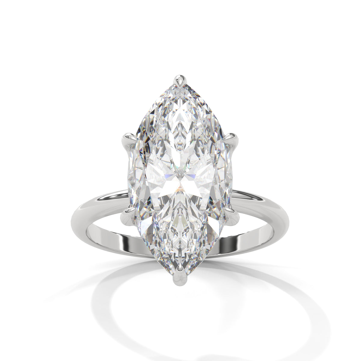 Marquise Blade Solitaire Ring