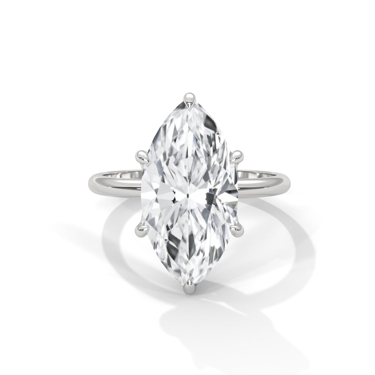 Marquise Blade Solitaire Ring
