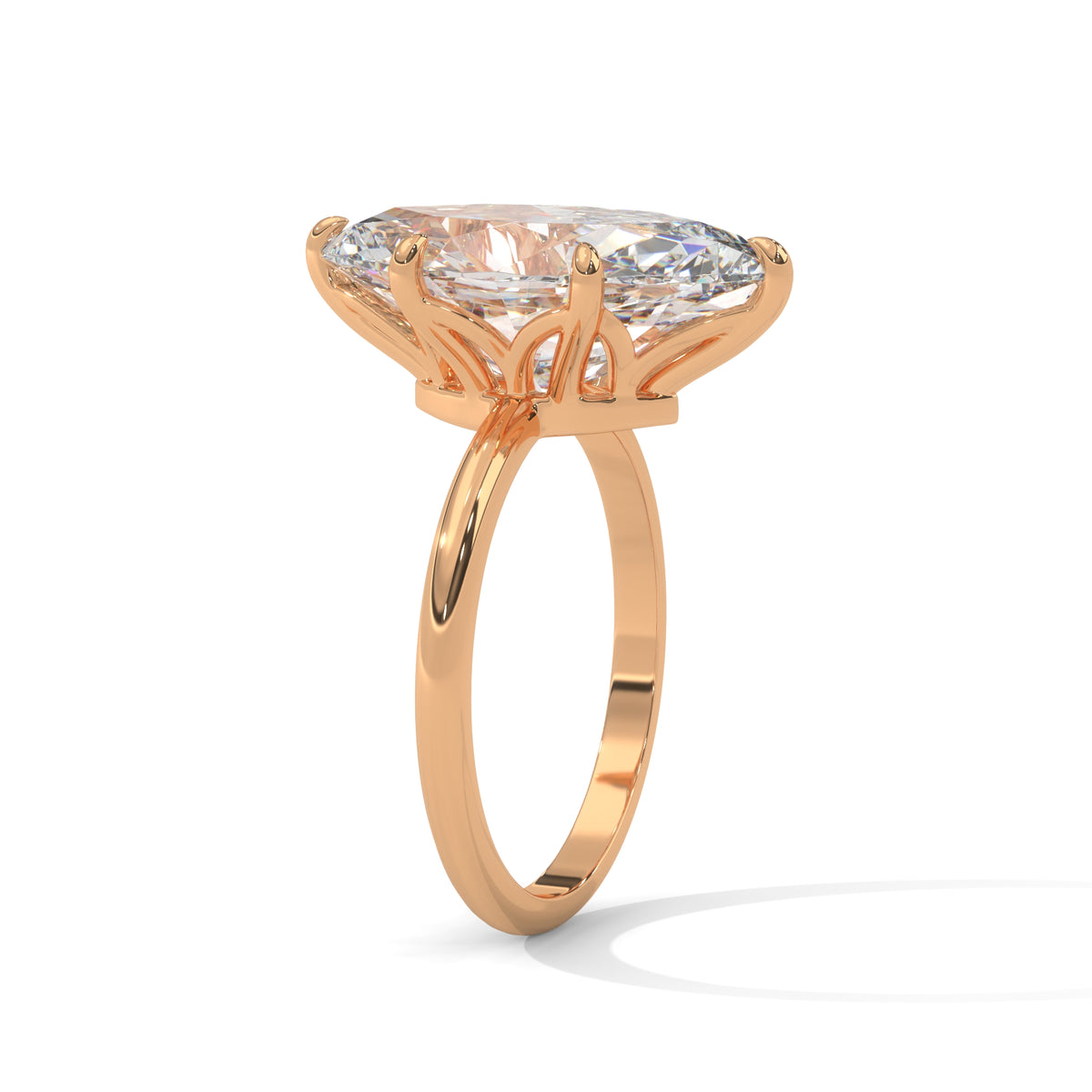Marquise Blade Solitaire Ring
