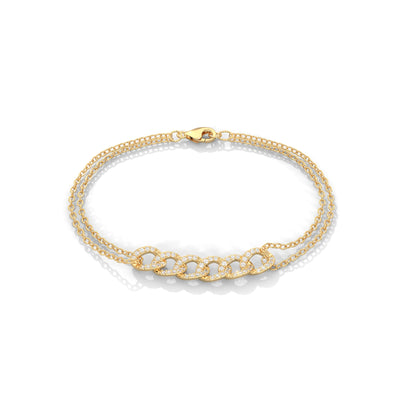 Linked Orbit Diamond Bracelet — IGI Certified Diamond Jewellery | My Carat India