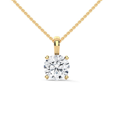 Brilliant Apex Solitaire Pendant — IGI Certified Diamond Jewellery | My Carat India