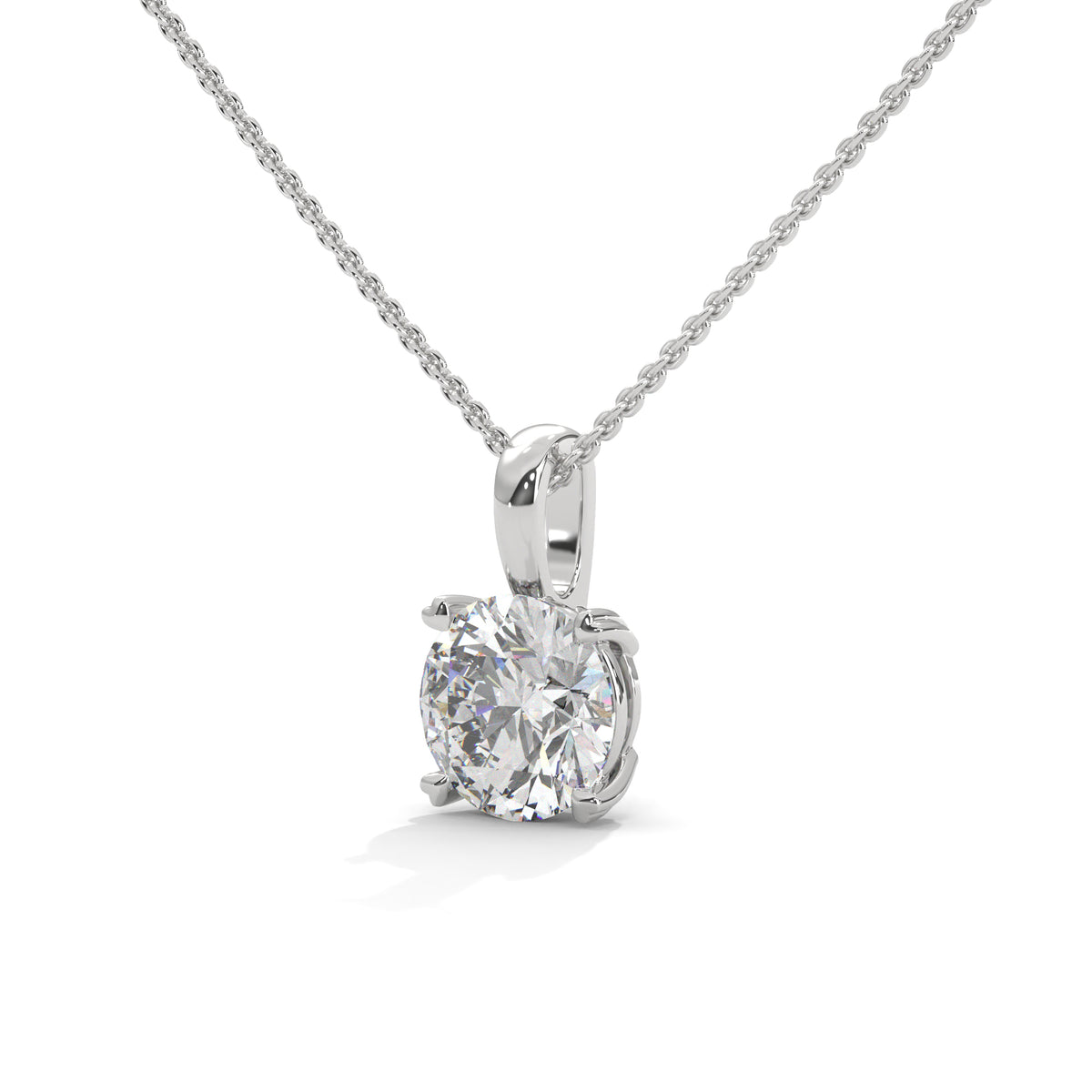 Brilliant Apex Solitaire Pendant