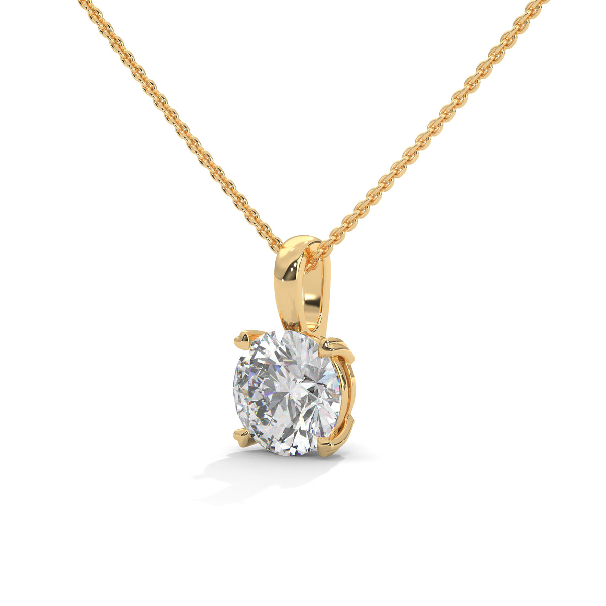 Brilliant Apex Solitaire Pendant