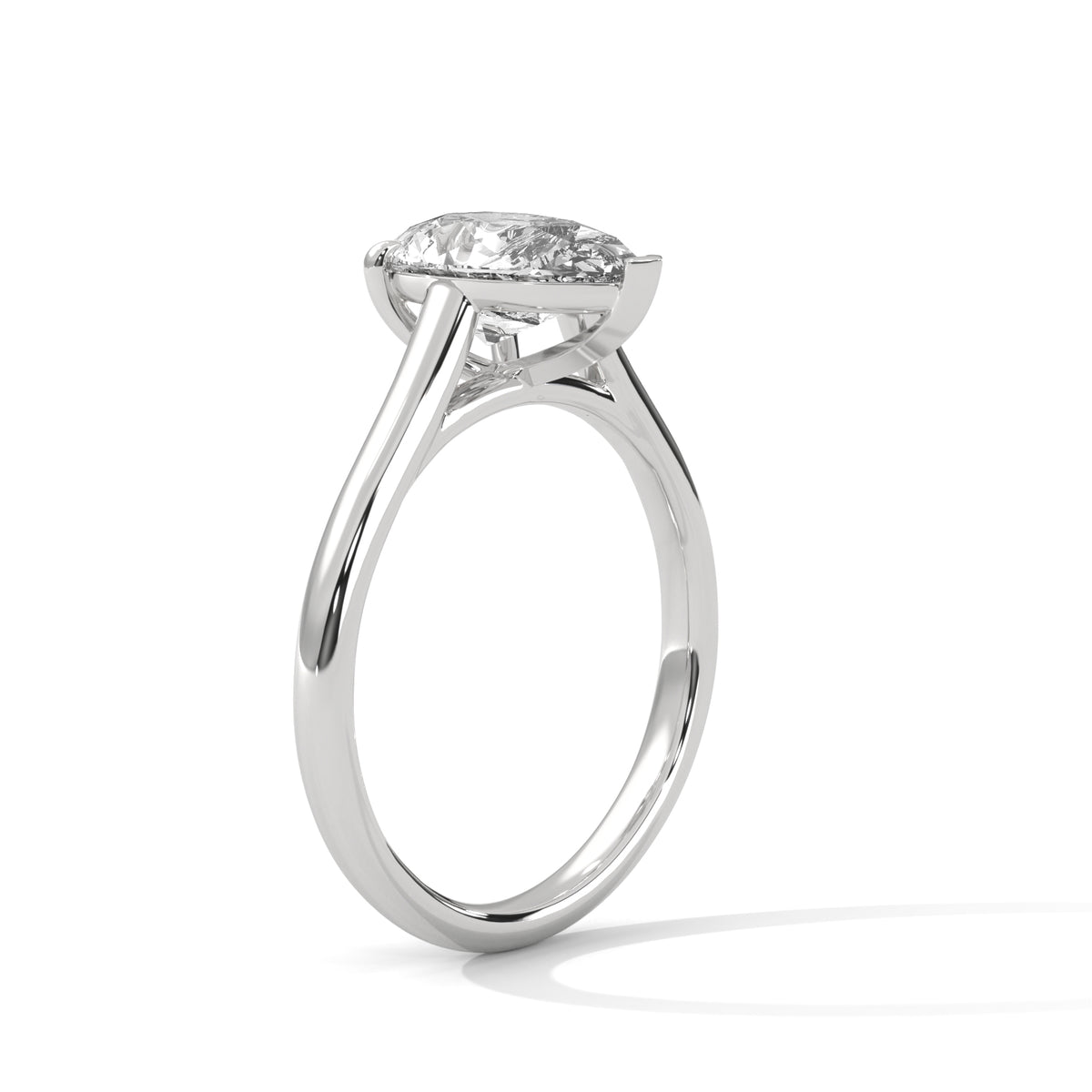 Teardrop Reverie Solitaire Ring