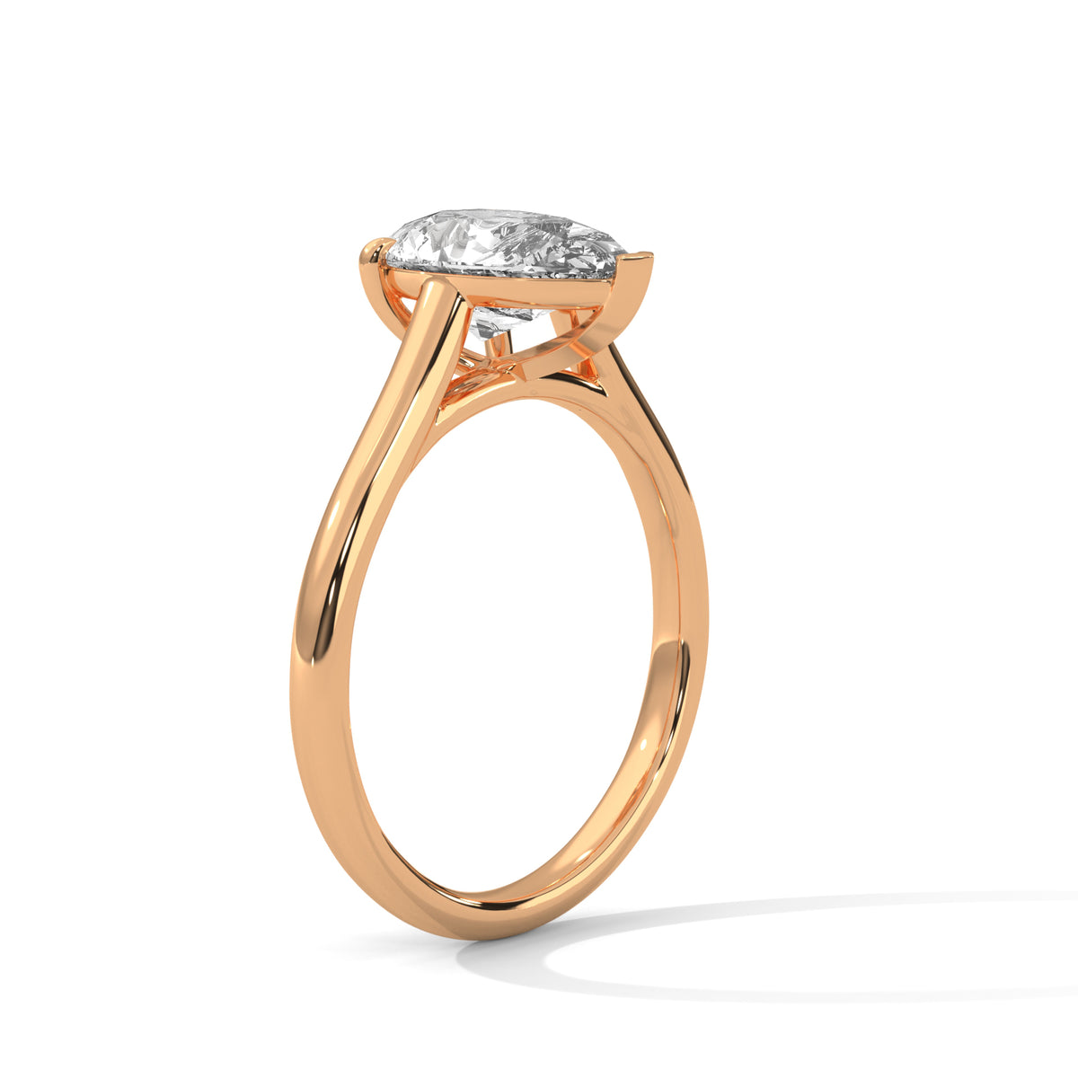 Teardrop Reverie Solitaire Ring