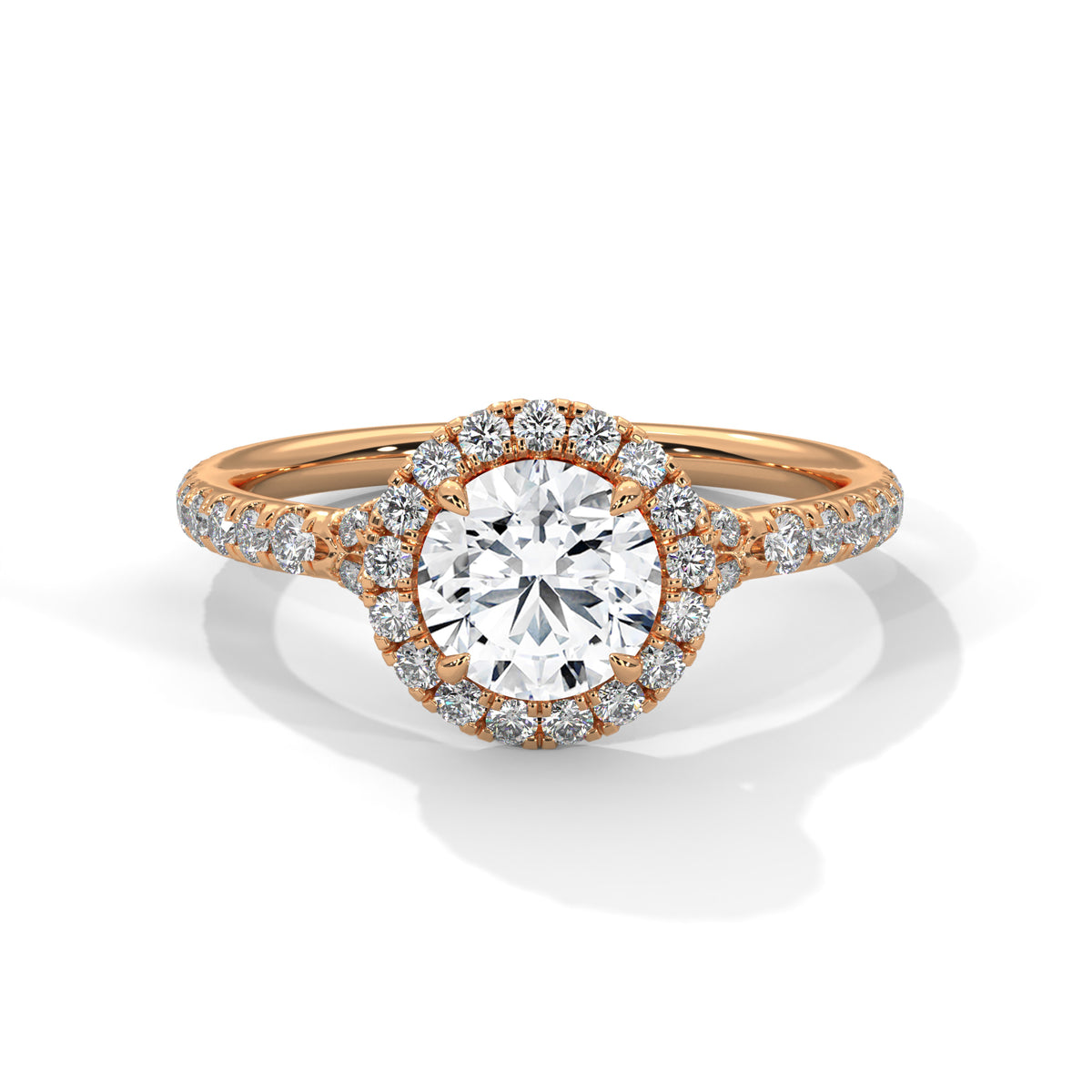 Celestial Bloom Halo Ring