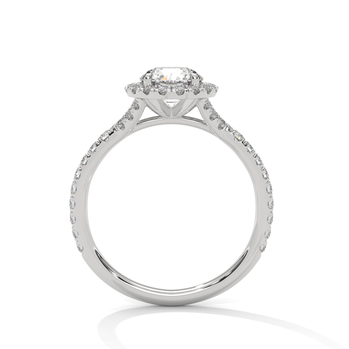 Celestial Bloom Halo Ring