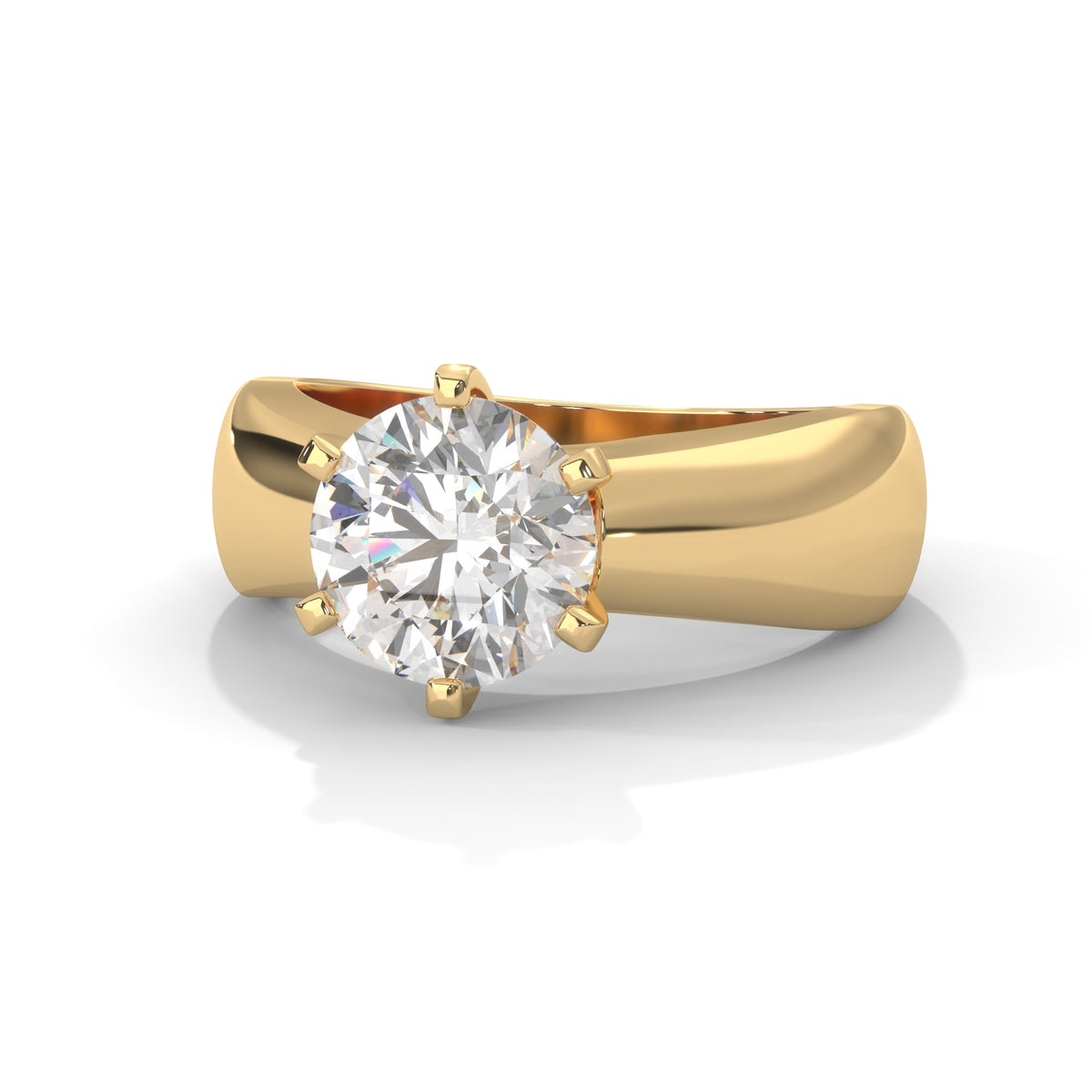 Sovereign Arch Solitaire Ring
