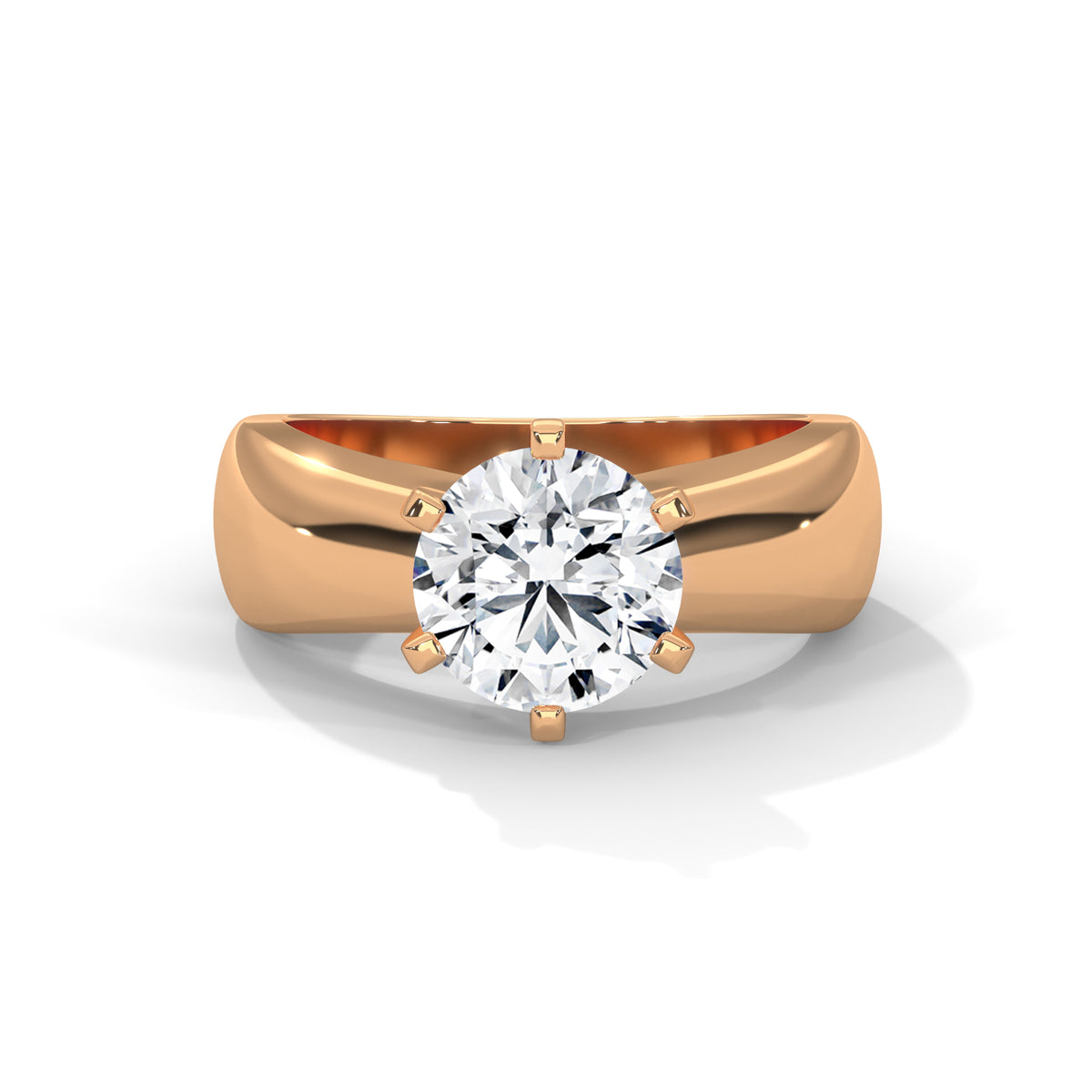 Sovereign Arch Solitaire Ring