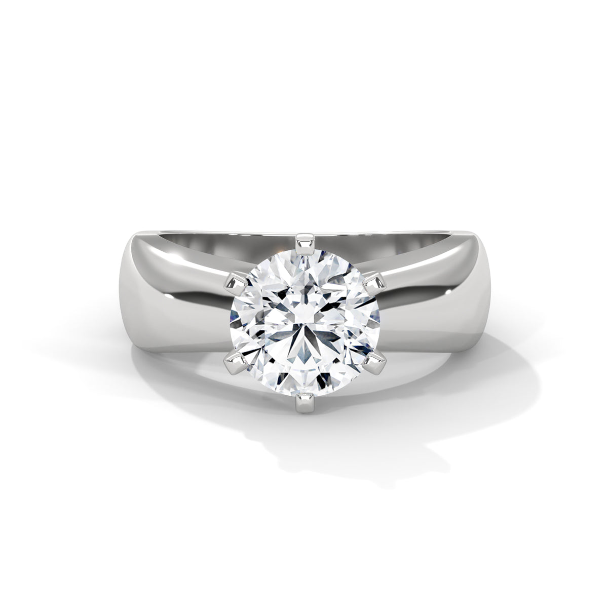 Sovereign Arch Solitaire Ring