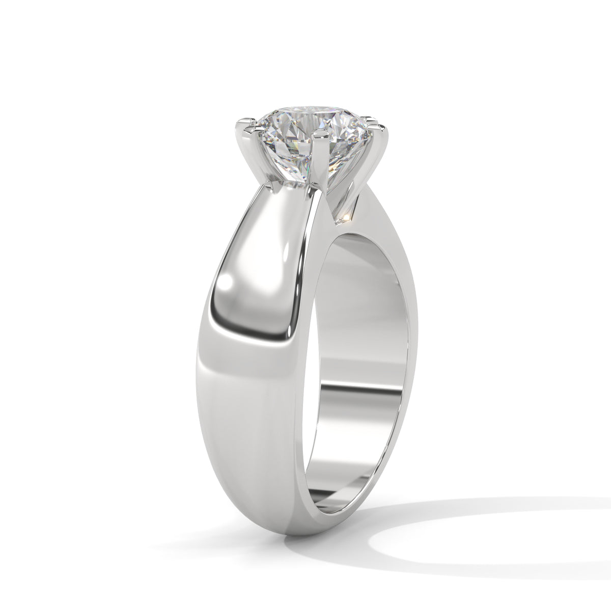 Sovereign Arch Solitaire Ring