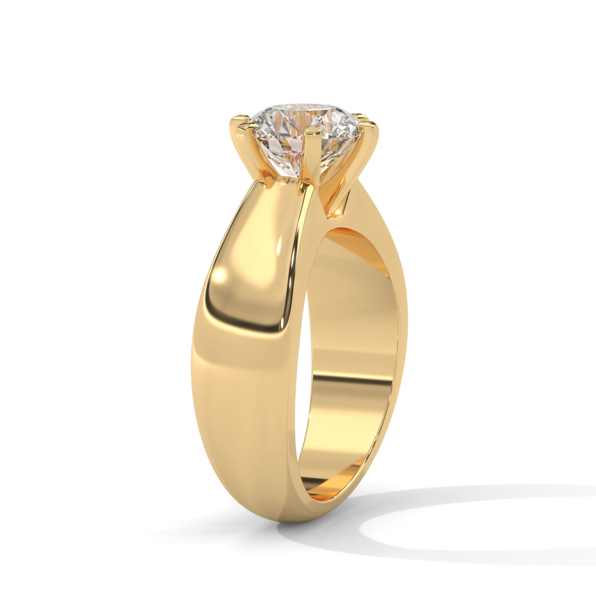 Sovereign Arch Solitaire Ring