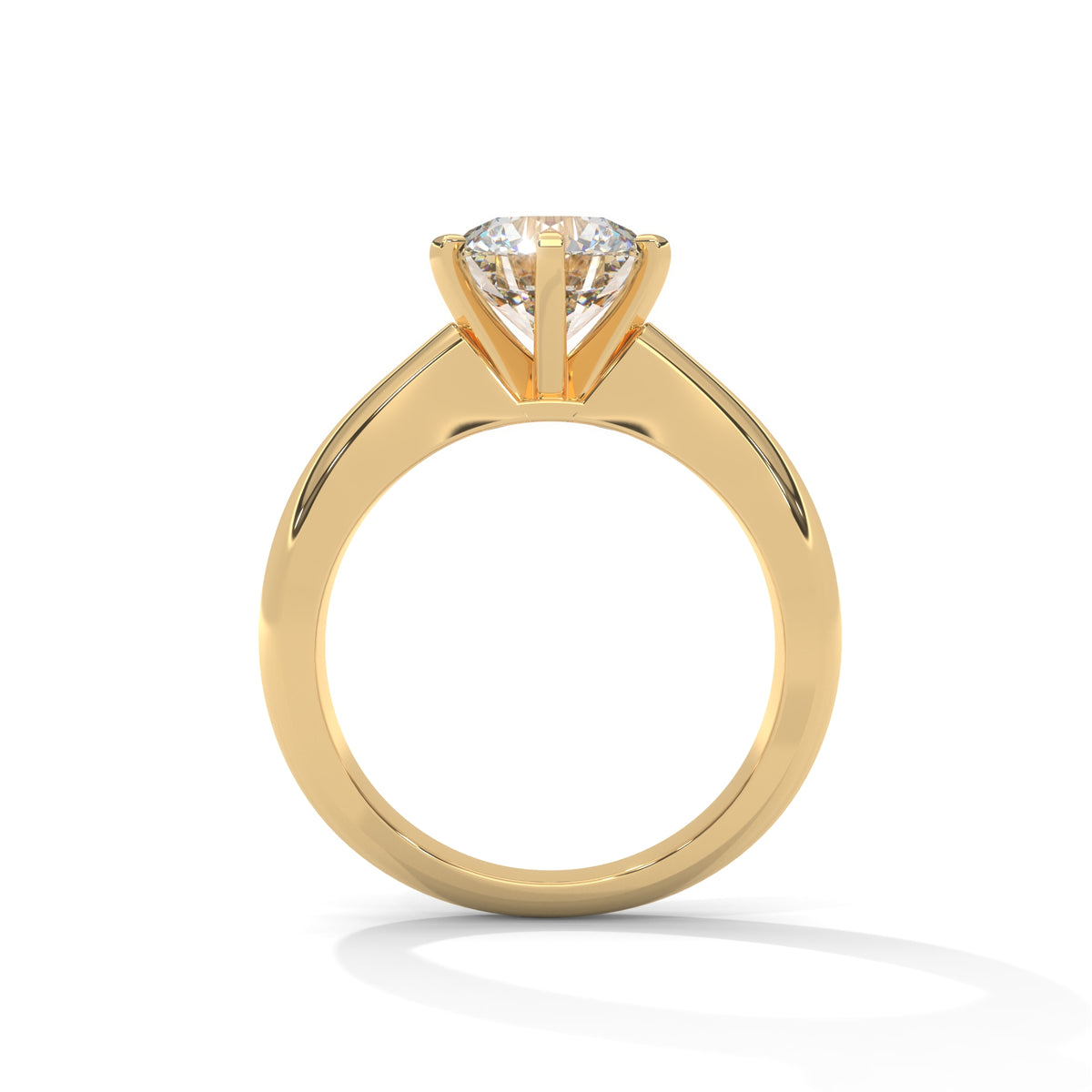 Sovereign Arch Solitaire Ring