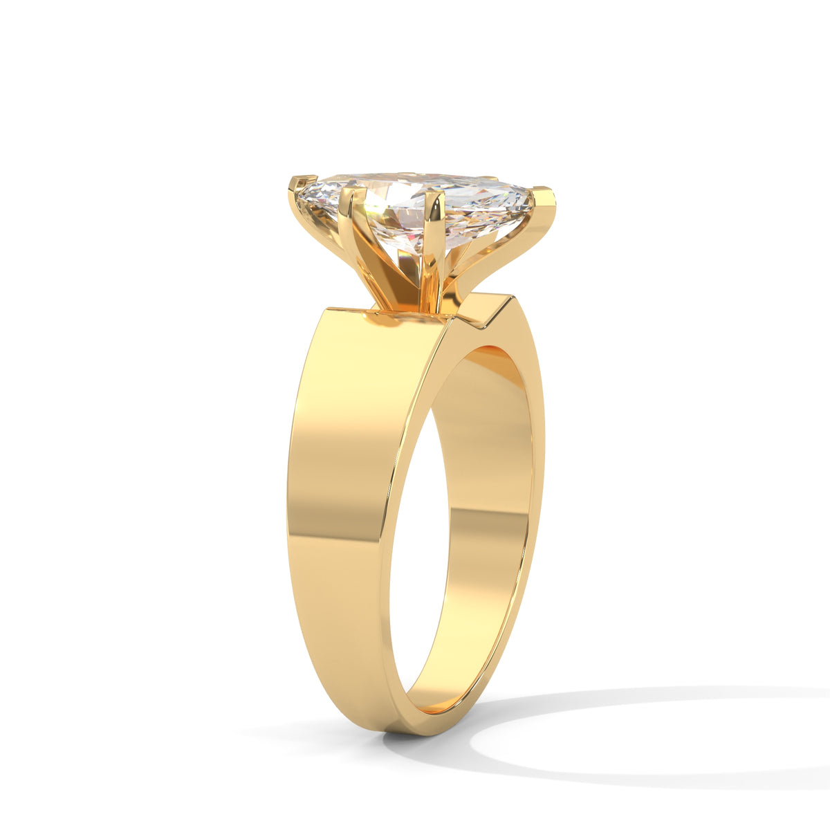 Marquise Embrace Solitaire Ring
