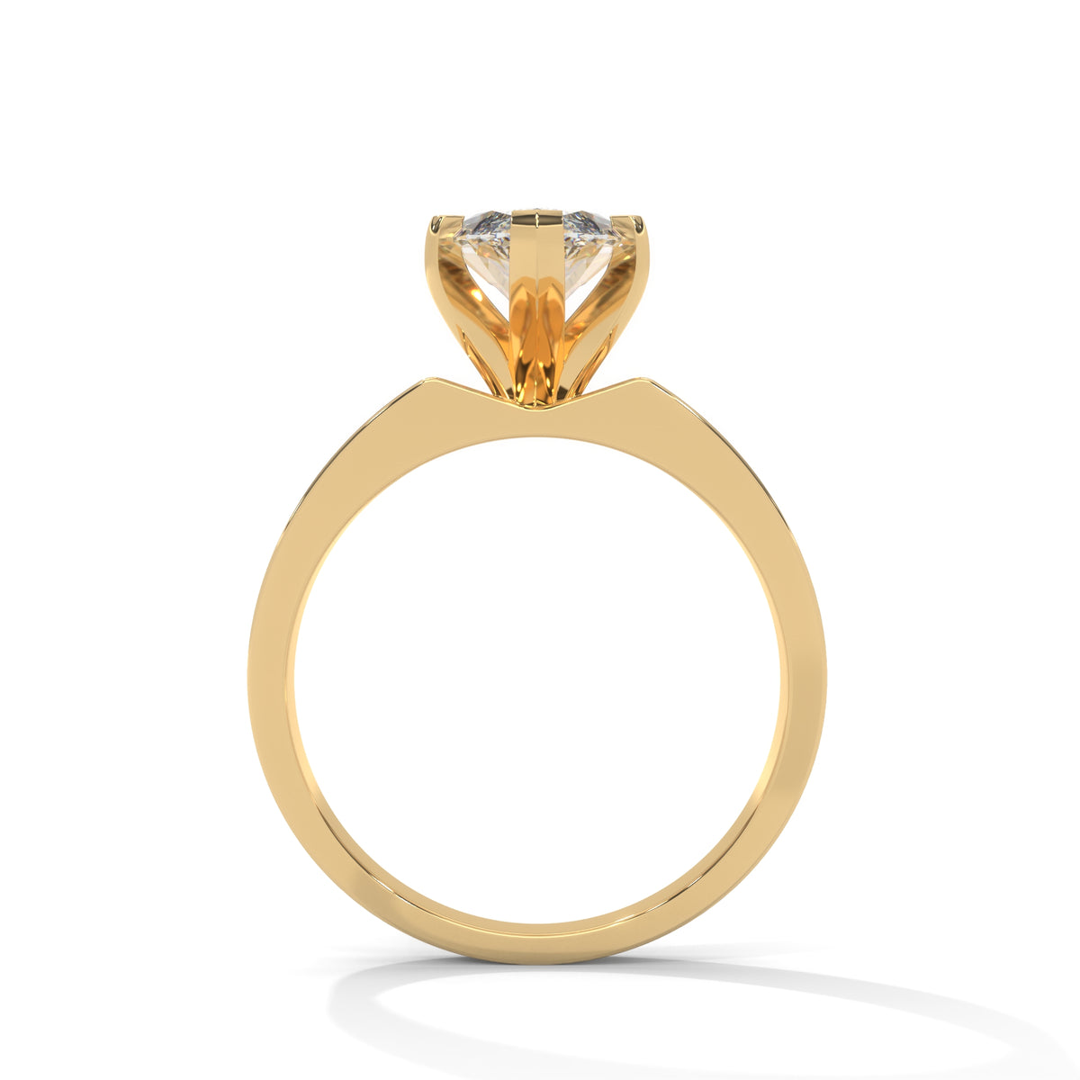 Marquise Embrace Solitaire Ring