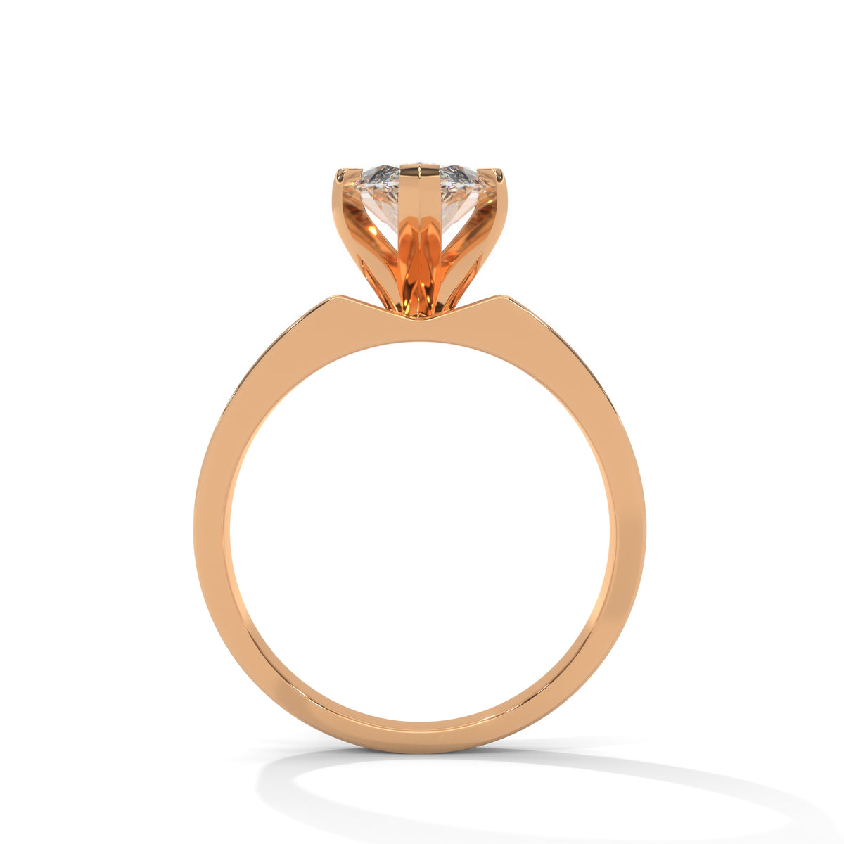 Marquise Embrace Solitaire Ring