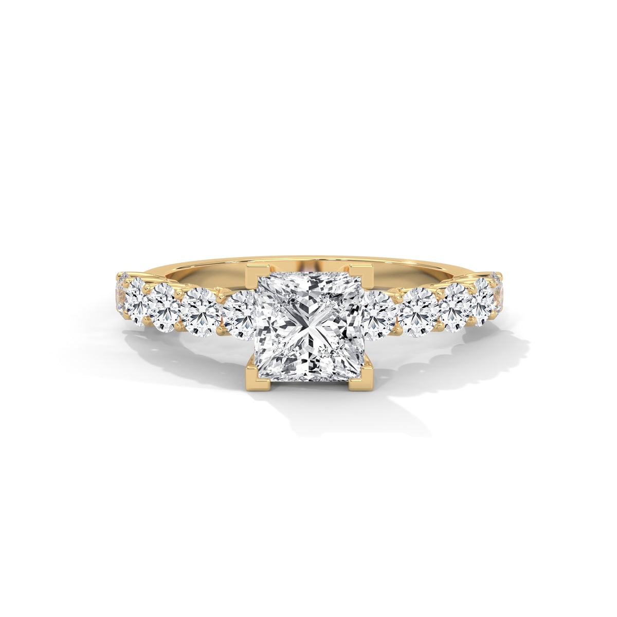 Royal Court Princess Solitaire Ring